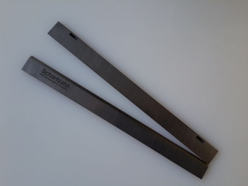 2 Stück Hobelmesser 350 X 30 X 3 Mm HSS U0018 Wolfram Streifenhobelmesser