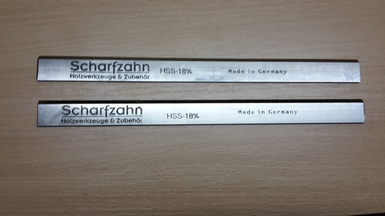 260 x 18 x 3 Hobelmesser Ersatzmesser  Ersatzteil  HSS18 % Scheppach  2st 